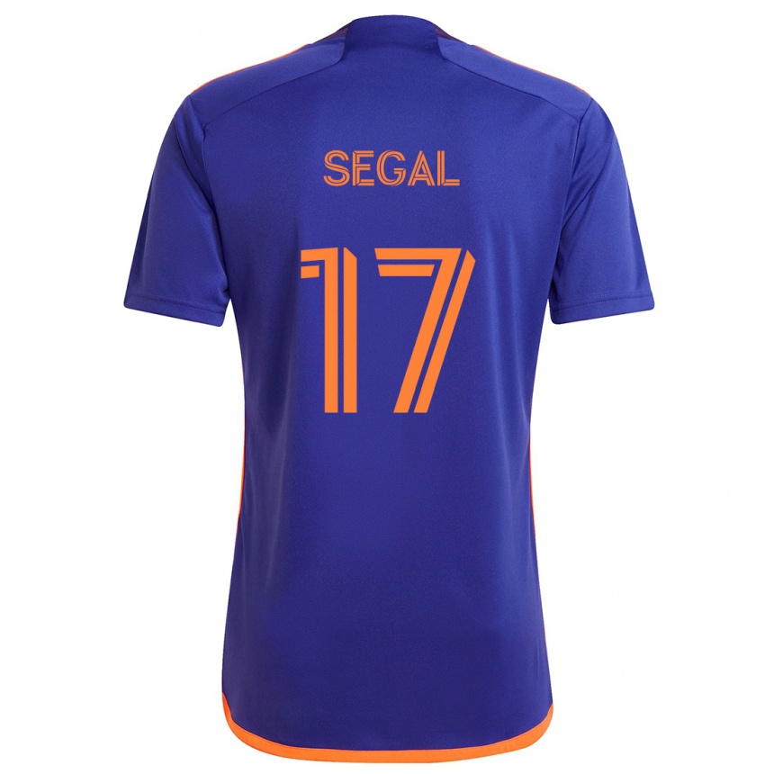 Men Football Gabriel Segal #17 Purple Orange Away Jersey 2024/25 T-Shirt Nz