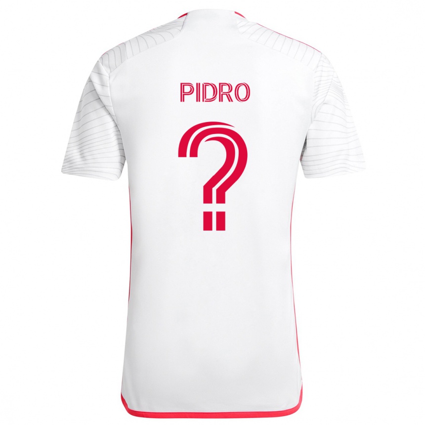 Men Football Selmir Pidro #0 White Red Away Jersey 2024/25 T-Shirt Nz