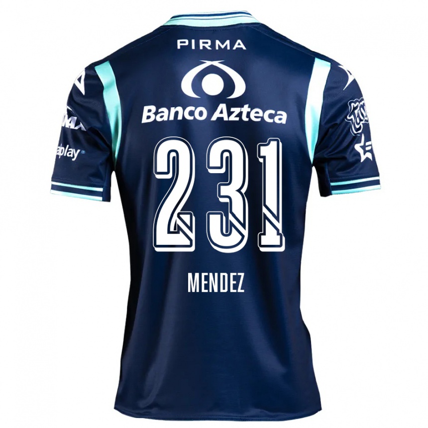 Men Football Alejandro Méndez #231 Navy Blue Away Jersey 2024/25 T-Shirt Nz