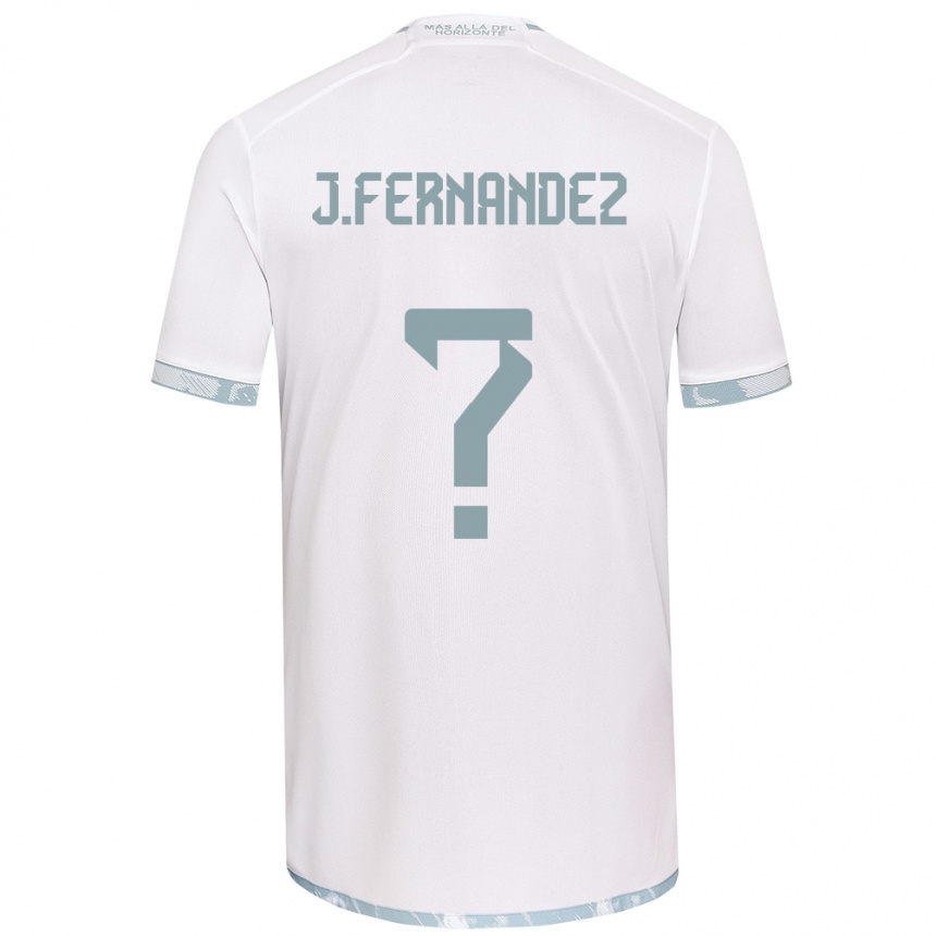 Men Football José Matías Fernández #0 White Grey Away Jersey 2024/25 T-Shirt Nz