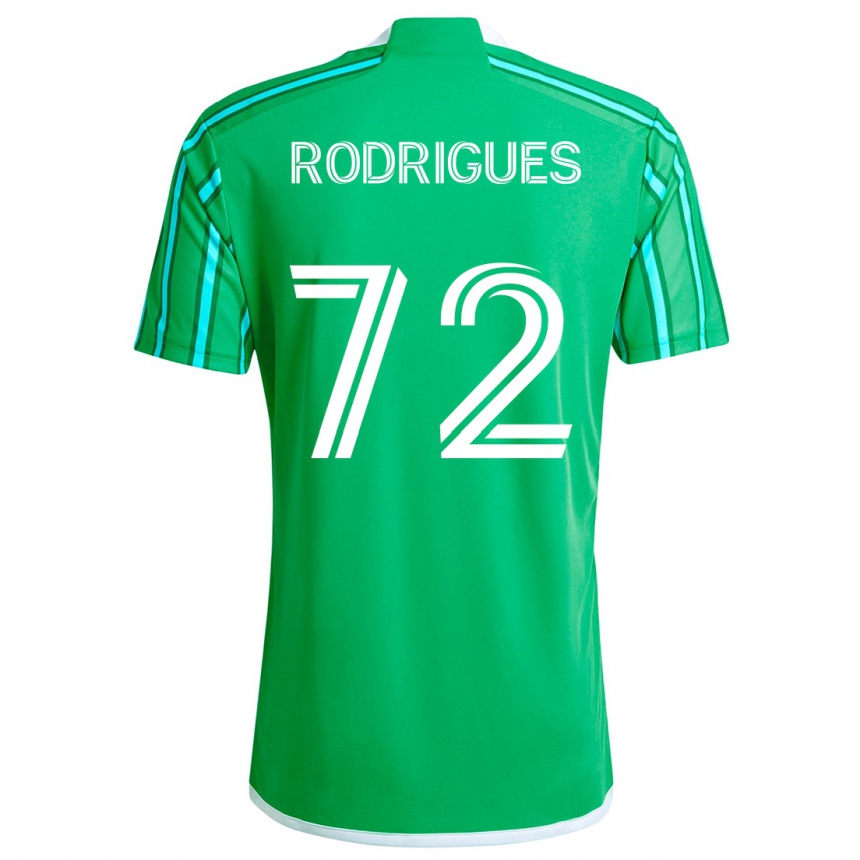 Women Football Braudílio Rodrigues #72 Green White Home Jersey 2024/25 T-Shirt Nz