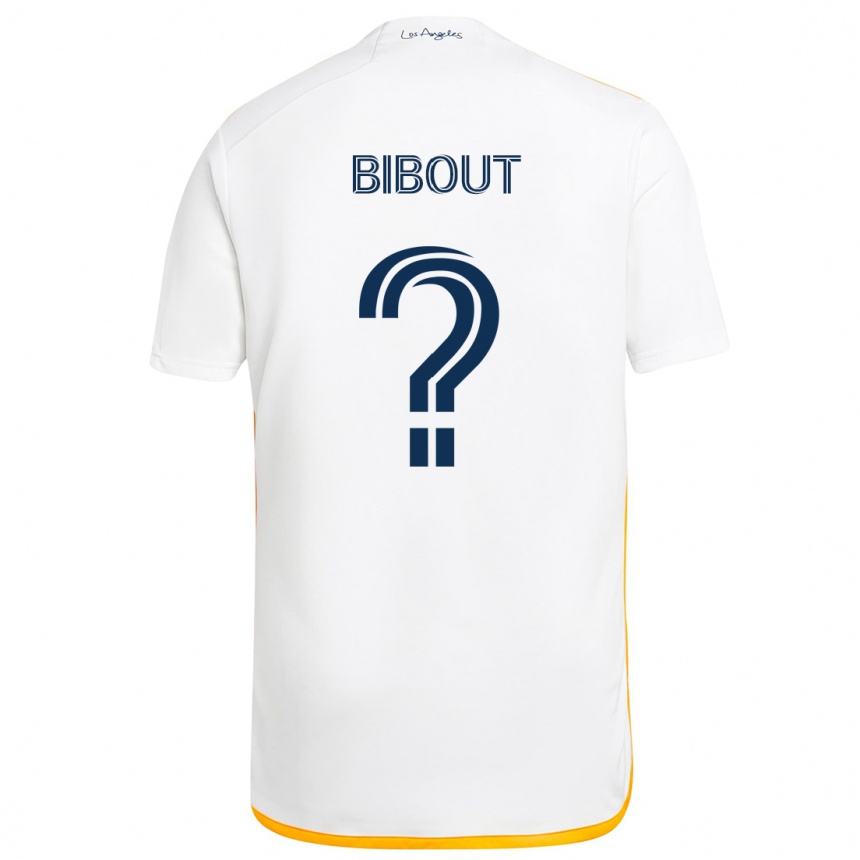 Women Football Aaron Bibout #0 White Yellow Home Jersey 2024/25 T-Shirt Nz