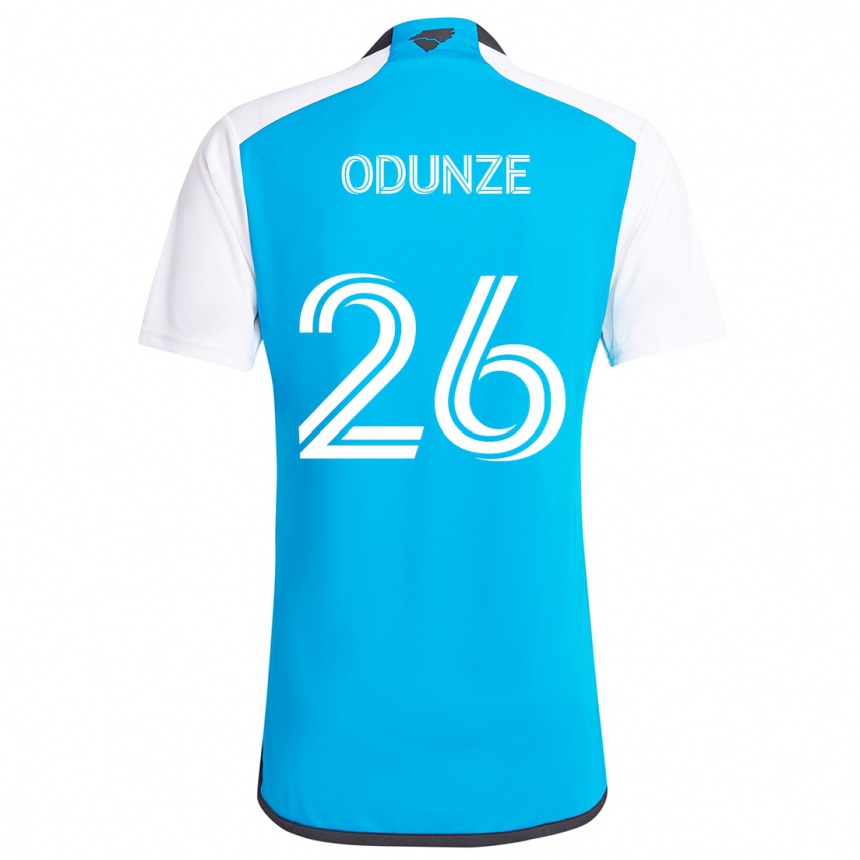 Women Football Chituru Odunze #26 Blue White Home Jersey 2024/25 T-Shirt Nz