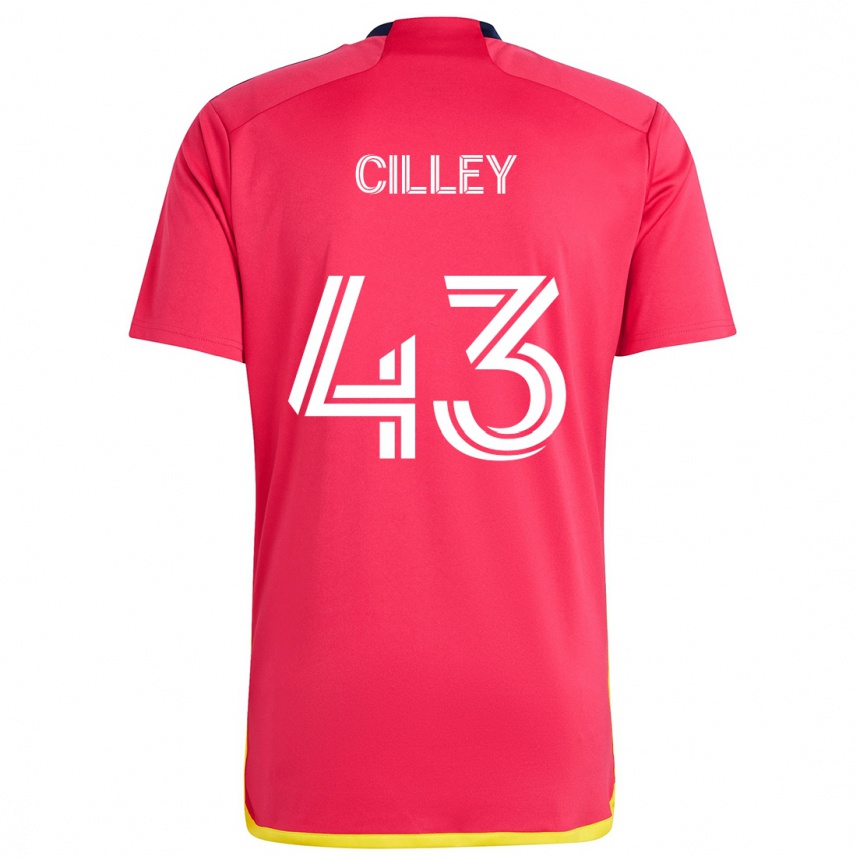 Women Football Cam Cilley #43 Red Blue Home Jersey 2024/25 T-Shirt Nz