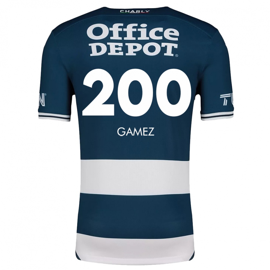 Women Football Sergio Gámez #200 Blue White Home Jersey 2024/25 T-Shirt Nz