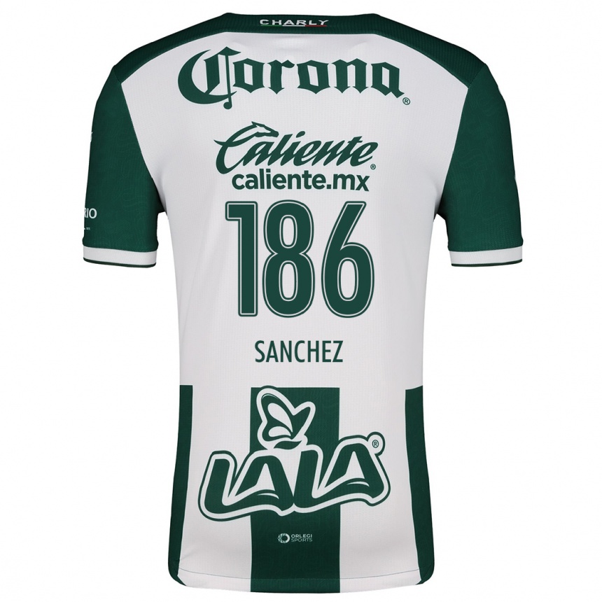 Women Football David Sánchez #186 Green White Home Jersey 2024/25 T-Shirt Nz