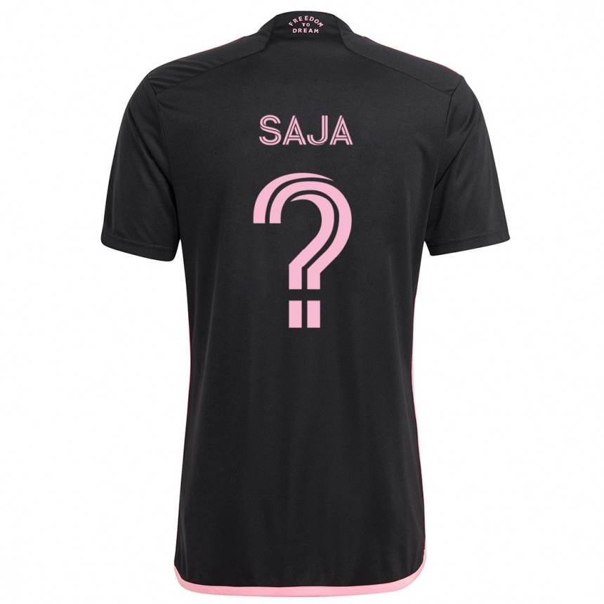 Women Football Mateo Saja #0 Black Away Jersey 2024/25 T-Shirt Nz