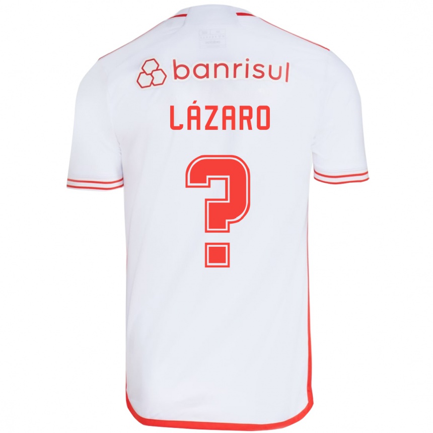 Women Football Lázaro #0 White Red Away Jersey 2024/25 T-Shirt Nz