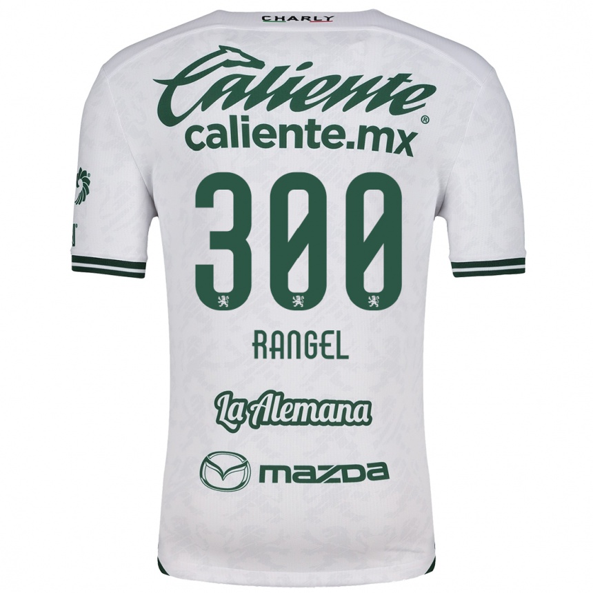 Women Football Luis Rangel #300 White Green Away Jersey 2024/25 T-Shirt Nz