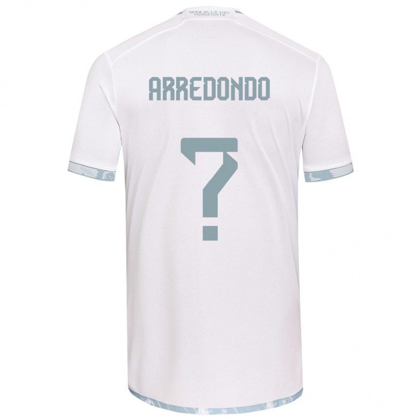 Women Football Milovan Arredondo #0 White Grey Away Jersey 2024/25 T-Shirt Nz