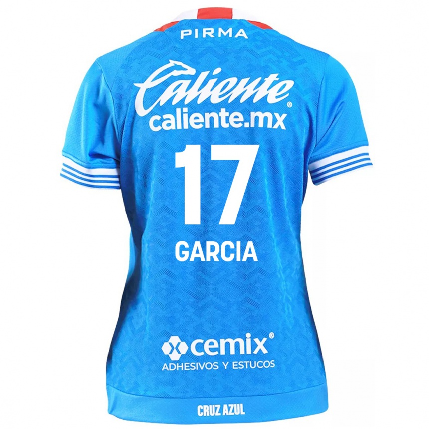 Kids Football Amaury Garcia #17 Sky Blue Home Jersey 2024/25 T-Shirt Nz