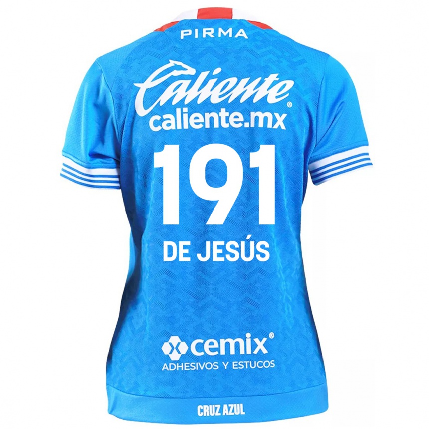 Kids Football Luis De Jesús #191 Sky Blue Home Jersey 2024/25 T-Shirt Nz