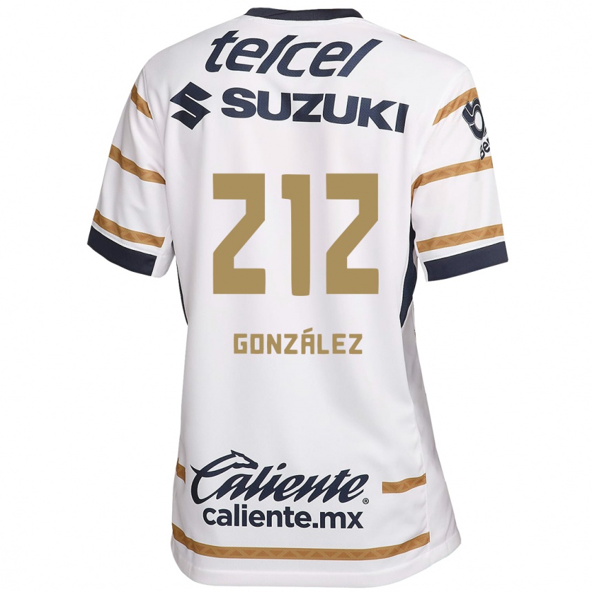 Kids Football José González #212 White Obsidian Home Jersey 2024/25 T-Shirt Nz