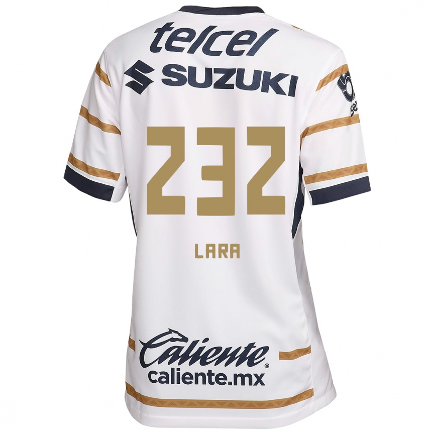 Kids Football Pablo Lara #232 White Obsidian Home Jersey 2024/25 T-Shirt Nz