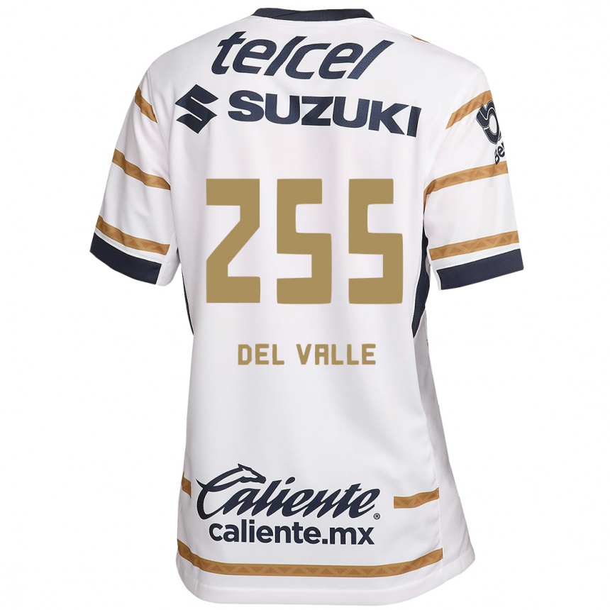 Kids Football Yonathan Del Valle #255 White Obsidian Home Jersey 2024/25 T-Shirt Nz