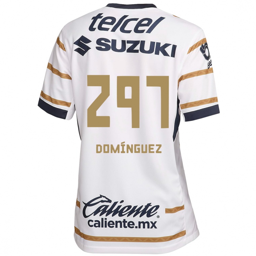 Kids Football Julio Domínguez #297 White Obsidian Home Jersey 2024/25 T-Shirt Nz