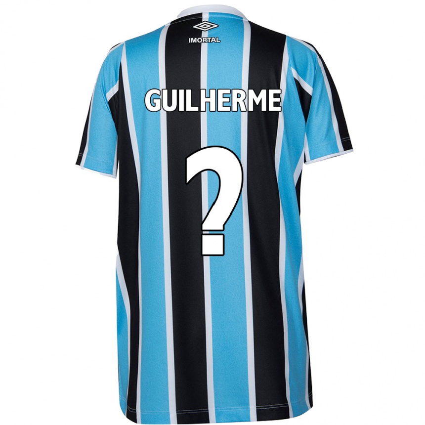 Kids Football Zé Guilherme #0 Blue Black White Home Jersey 2024/25 T-Shirt Nz