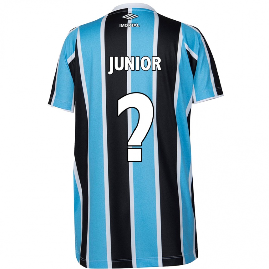 Kids Football Artur Junior #0 Blue Black White Home Jersey 2024/25 T-Shirt Nz