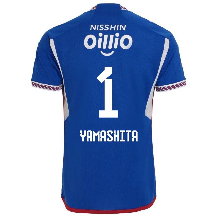 Kids Football Shoma Yamashita #1 Blue White Red Home Jersey 2024/25 T-Shirt Nz