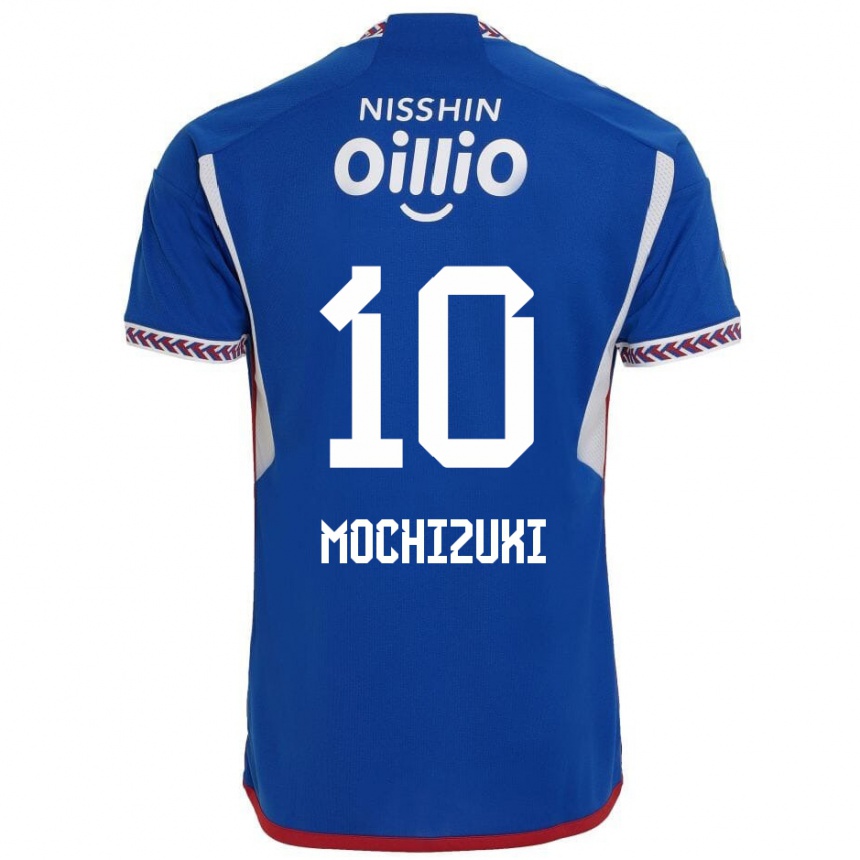 Kids Football Kohei Mochizuki #10 Blue White Red Home Jersey 2024/25 T-Shirt Nz