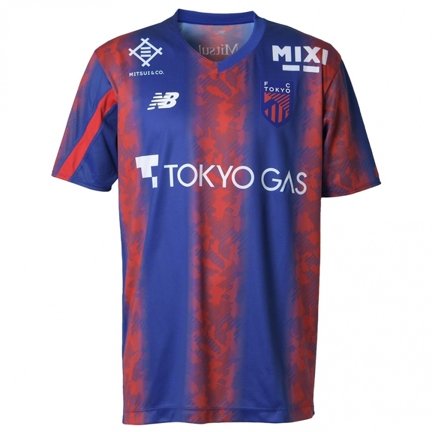 Kids Football Seisa Numata #4 Blue Red Home Jersey 2024/25 T-Shirt Nz