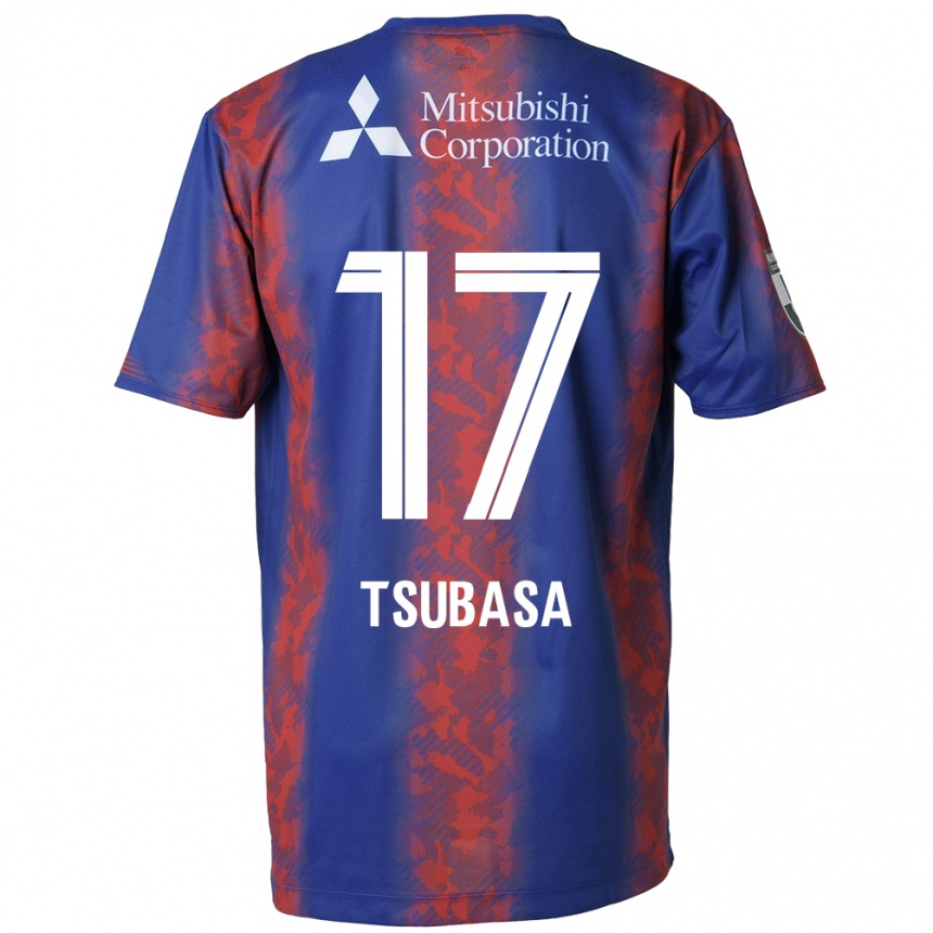 Kids Football Tsubasa Terayama #17 Blue Red Home Jersey 2024/25 T-Shirt Nz