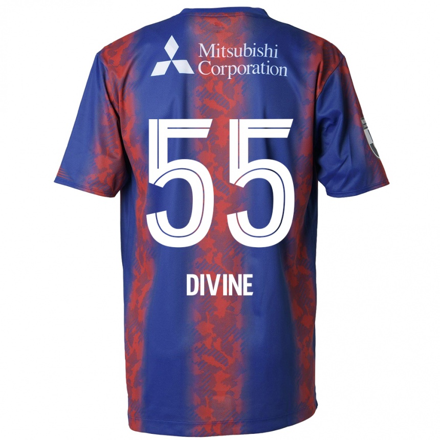 Kids Football Divine Chinedu Otani #55 Blue Red Home Jersey 2024/25 T-Shirt Nz