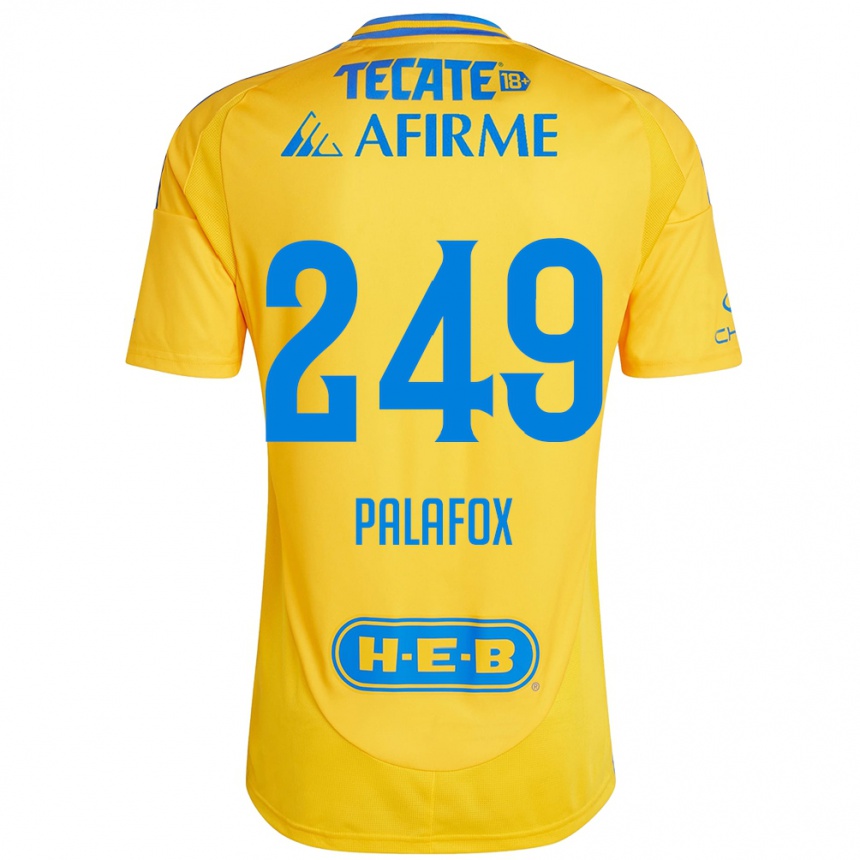 Kids Football José Palafox #249 Gold Yellow Home Jersey 2024/25 T-Shirt Nz