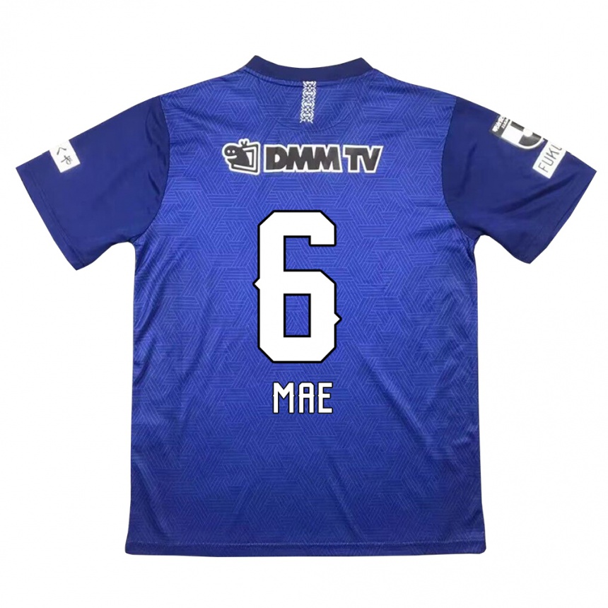 Kids Football Hiroyuki Mae #6 Dark Blue Home Jersey 2024/25 T-Shirt Nz