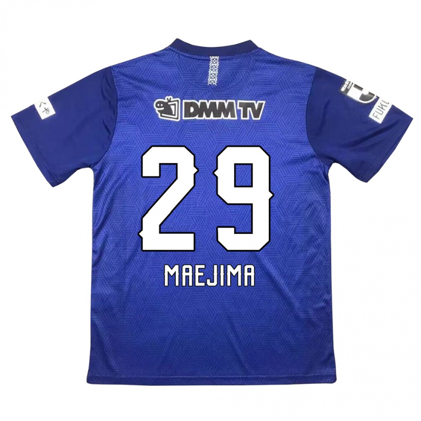 Kids Football Yota Maejima #29 Dark Blue Home Jersey 2024/25 T-Shirt Nz