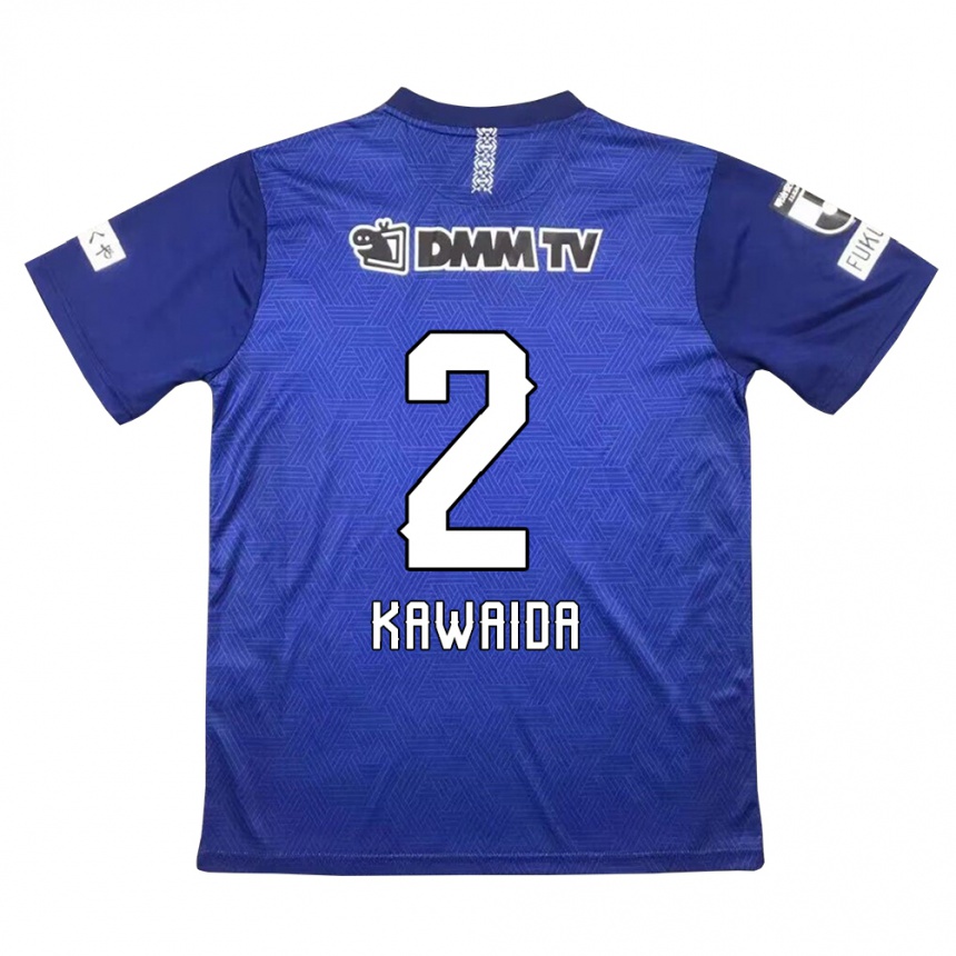 Kids Football Ryoya Kawaida #2 Dark Blue Home Jersey 2024/25 T-Shirt Nz