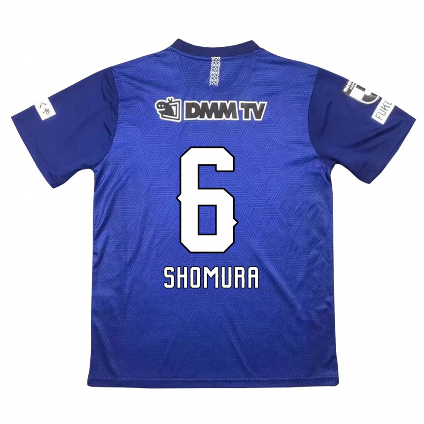 Kids Football Tomoki Shomura #6 Dark Blue Home Jersey 2024/25 T-Shirt Nz