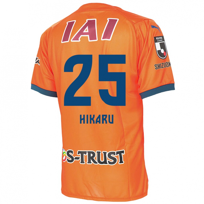 Kids Football Hikaru Naruoka #25 Orange Blue Home Jersey 2024/25 T-Shirt Nz