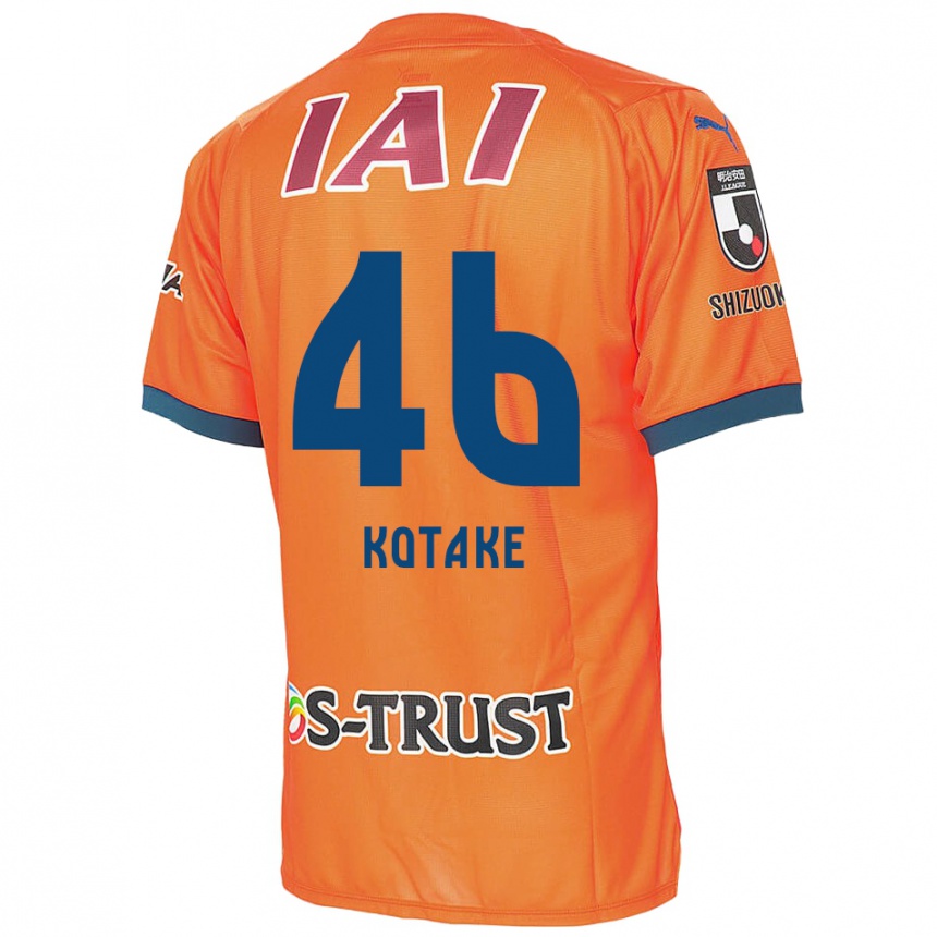 Kids Football Sean Kotake #46 Orange Blue Home Jersey 2024/25 T-Shirt Nz