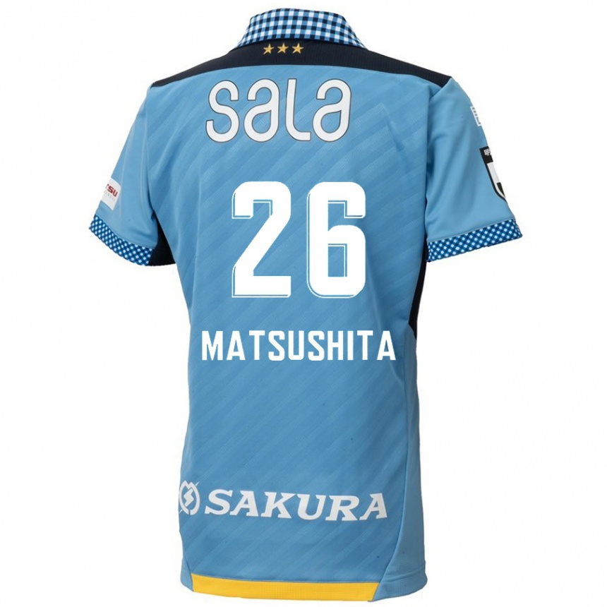 Kids Football Sota Matsushita #26 Blue Black Home Jersey 2024/25 T-Shirt Nz