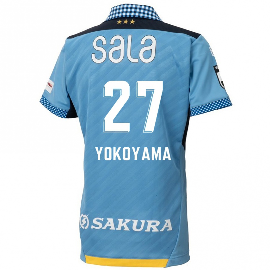 Kids Football Kota Yokoyama #27 Blue Black Home Jersey 2024/25 T-Shirt Nz