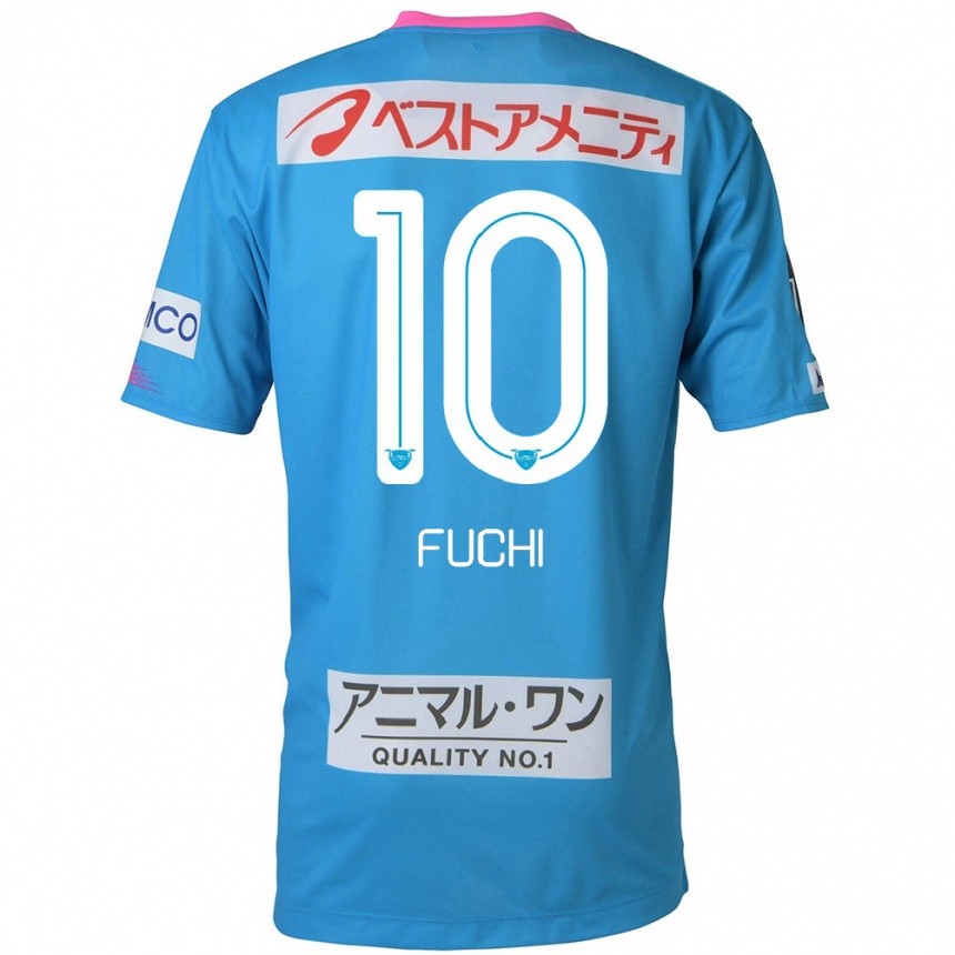 Kids Football Fuchi Honda #10 Blue Pink Home Jersey 2024/25 T-Shirt Nz