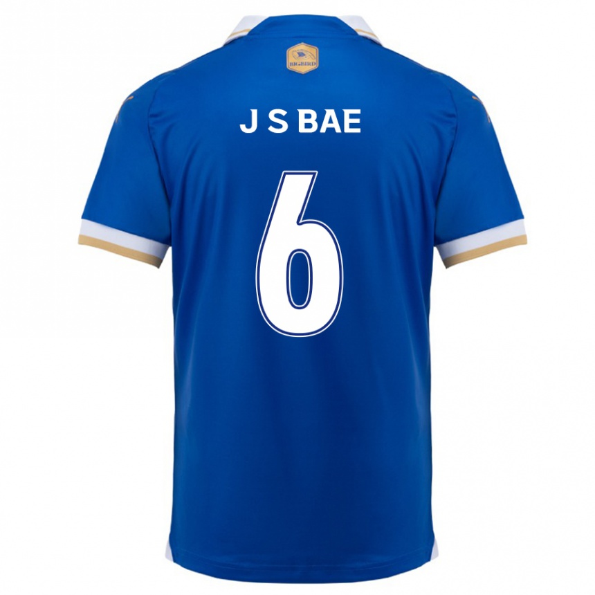 Kids Football Seo-Joon Bae #6 Blue White Home Jersey 2024/25 T-Shirt Nz