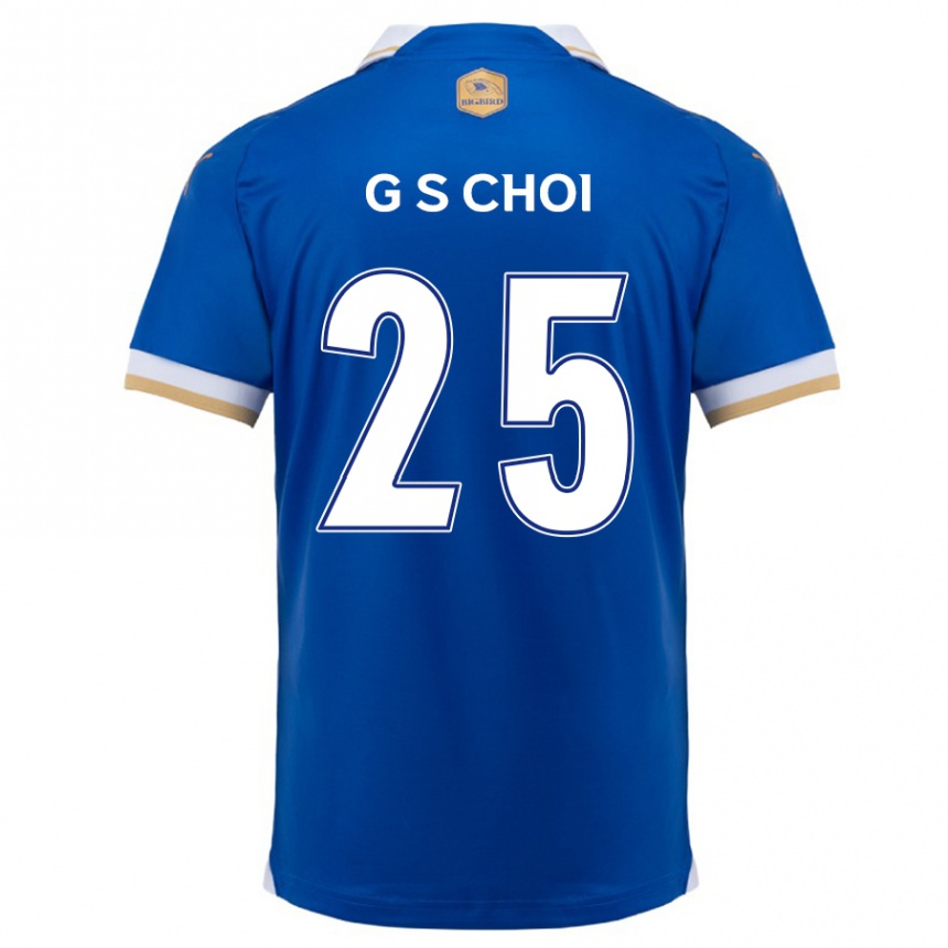 Kids Football Sung-Geun Choi #25 Blue White Home Jersey 2024/25 T-Shirt Nz