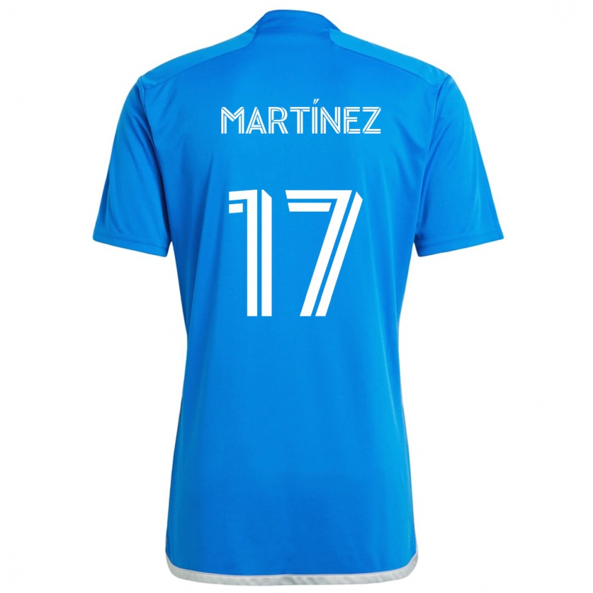 Kids Football Josef Martínez #17 Blue White Home Jersey 2024/25 T-Shirt Nz