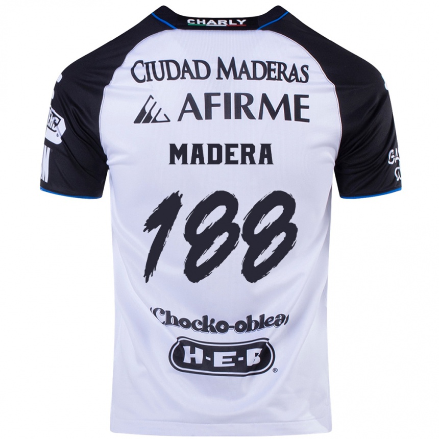 Kids Football Héctor Madera #188 Black Blue Home Jersey 2024/25 T-Shirt Nz