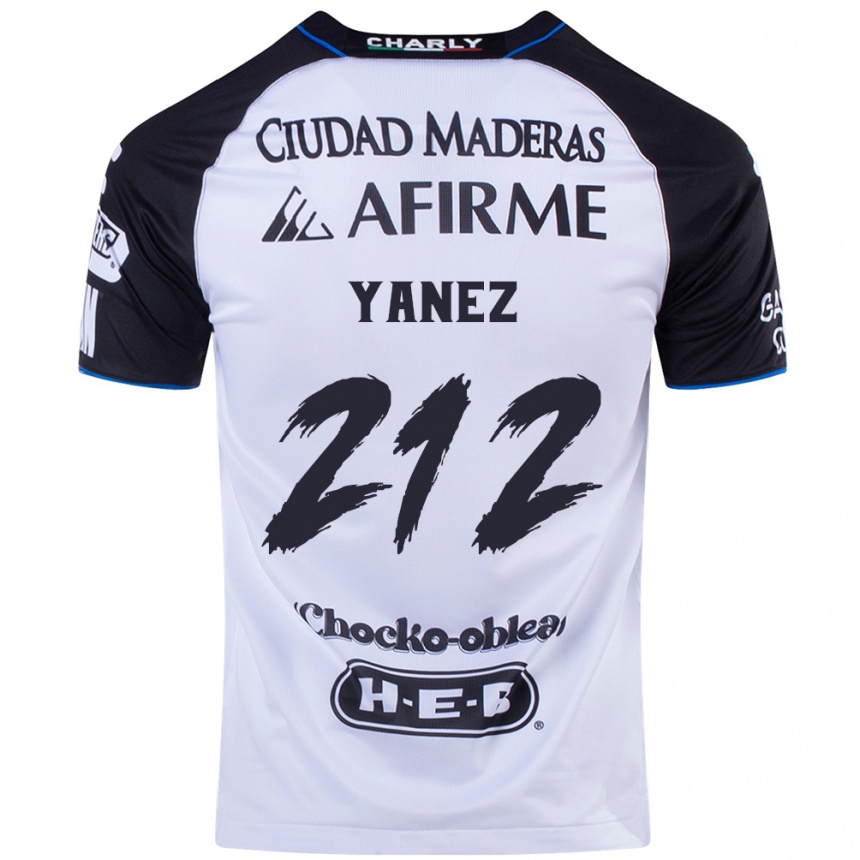 Kids Football Sebastián Yánez #212 Black Blue Home Jersey 2024/25 T-Shirt Nz