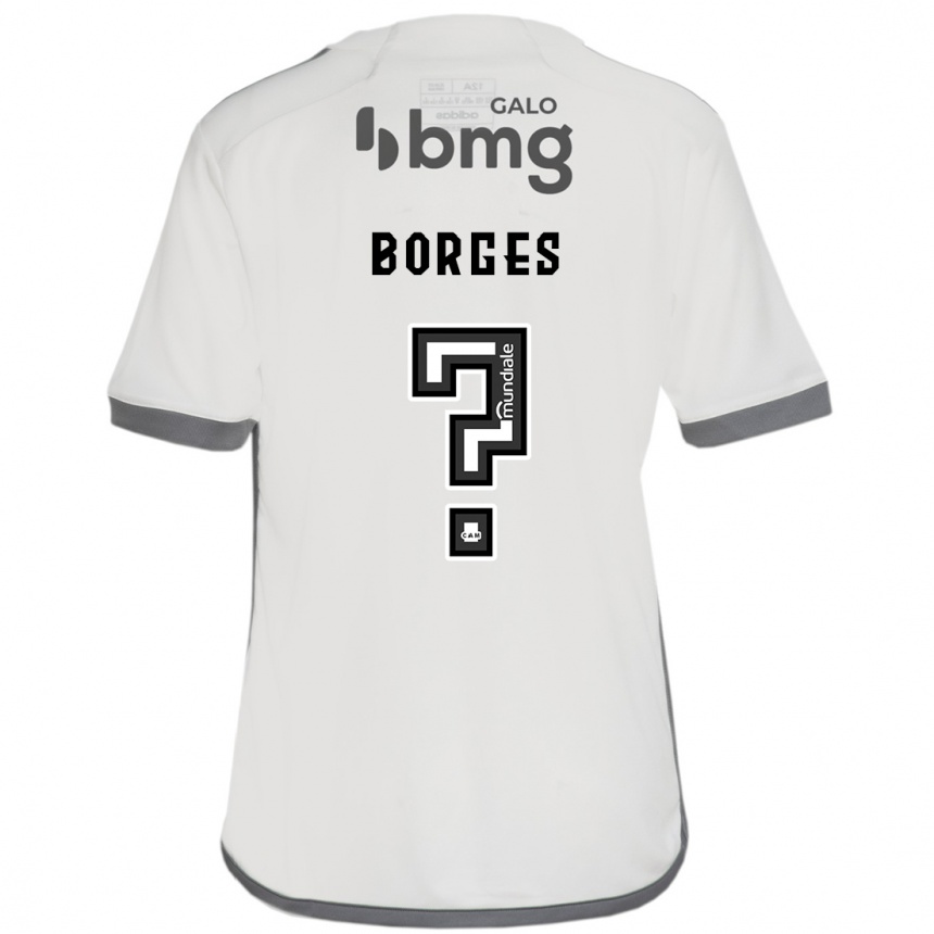 Kids Football Léo Borges #0 Off White Away Jersey 2024/25 T-Shirt Nz