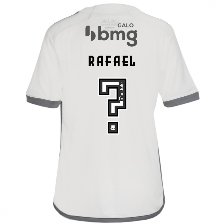 Kids Football João Rafael #0 Off White Away Jersey 2024/25 T-Shirt Nz