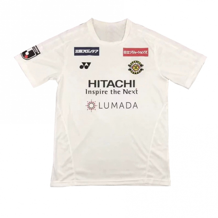 Kids Football Eiichi Katayama #16 White Black Away Jersey 2024/25 T-Shirt Nz