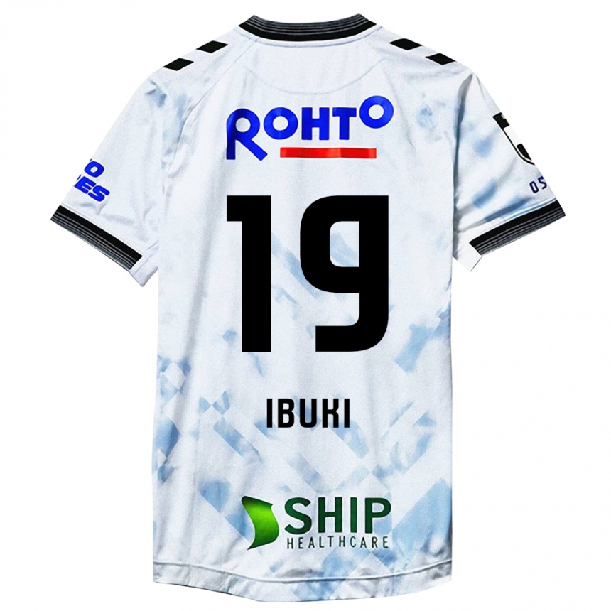 Kids Football Ibuki Konno #19 White Black Away Jersey 2024/25 T-Shirt Nz