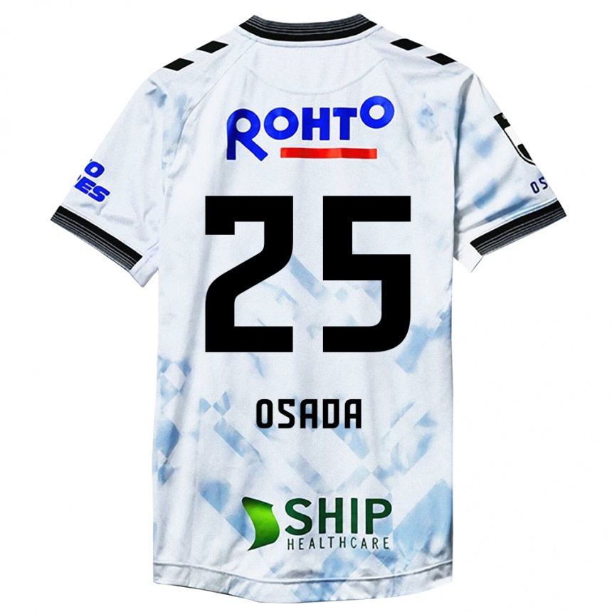 Kids Football Towa Osada #25 White Black Away Jersey 2024/25 T-Shirt Nz