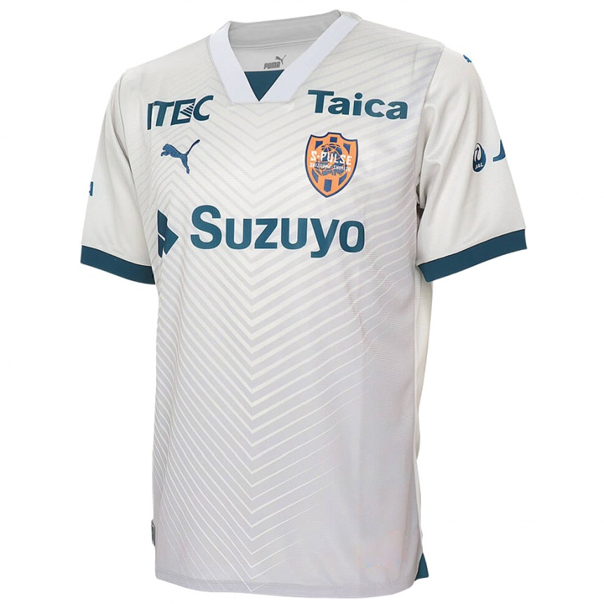 Kids Football Kota Sekiguchi #19 White Blue Away Jersey 2024/25 T-Shirt Nz