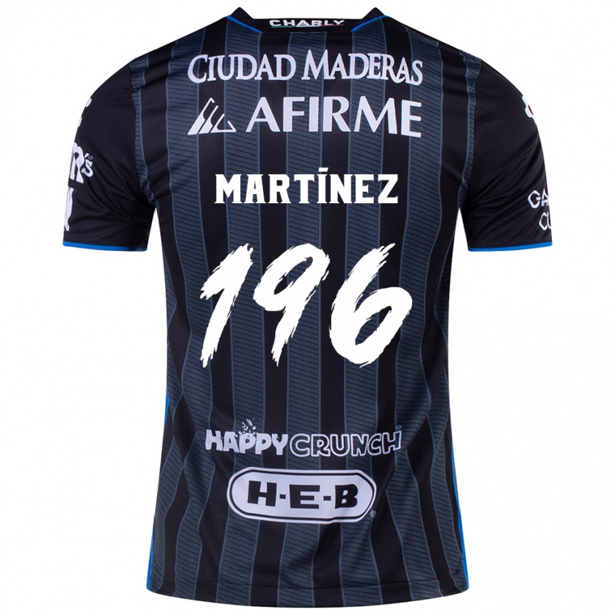 Kids Football Diego Martínez #196 White Black Away Jersey 2024/25 T-Shirt Nz