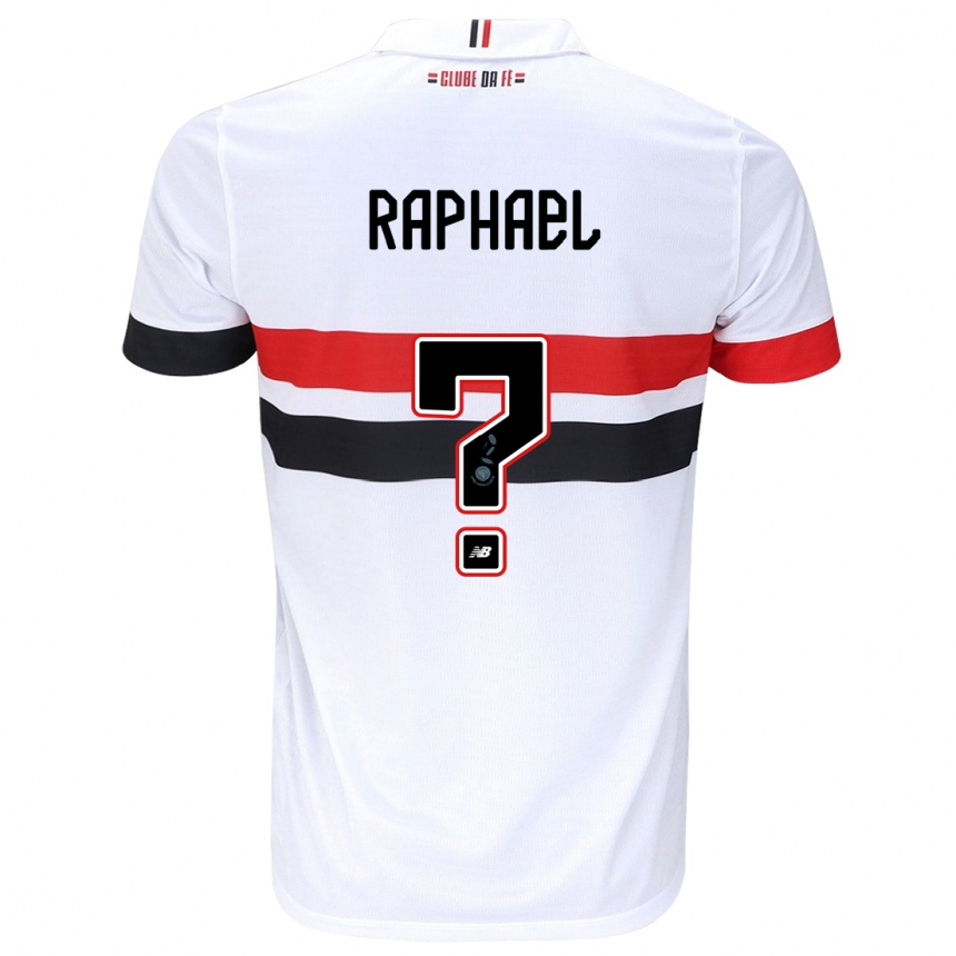 Men Football Raphael #0 White Red Black Home Jersey 2024/25 T-Shirt Nz